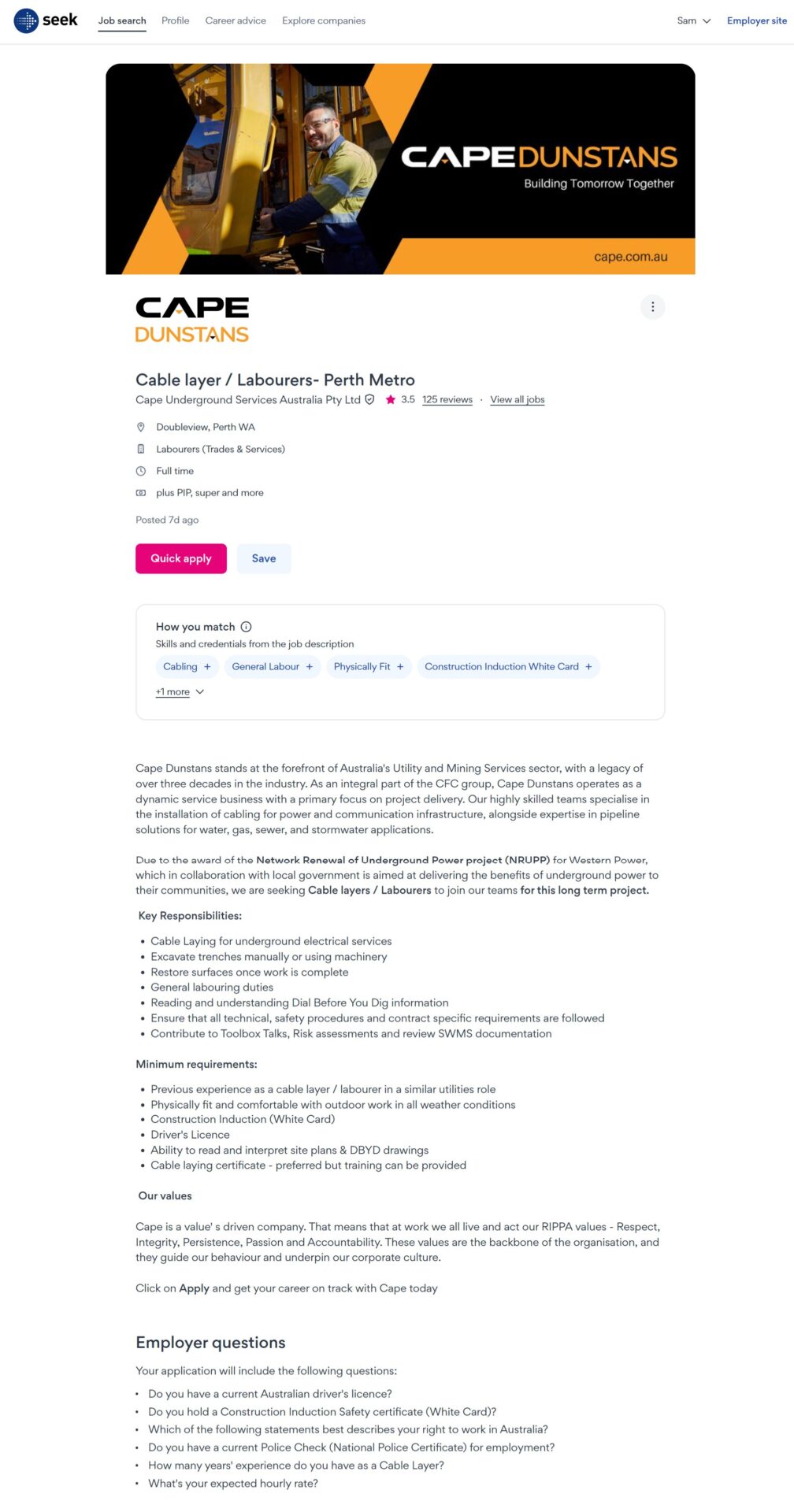 Mining and civil jobs guide Australia
