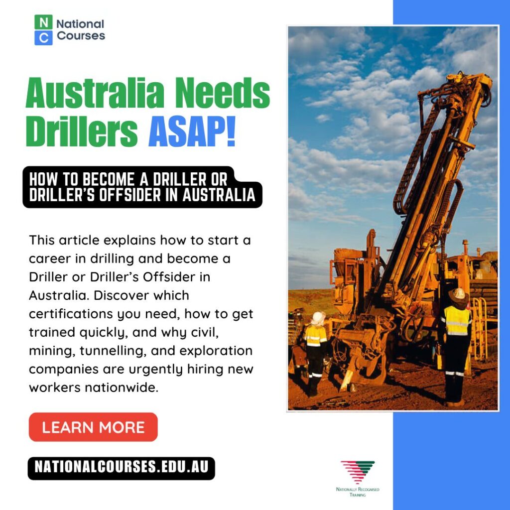 How to Become a Driller or Driller’s Offsider in Australia: A Complete Guide