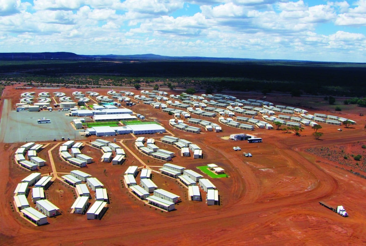 Mining camps in AUstralia