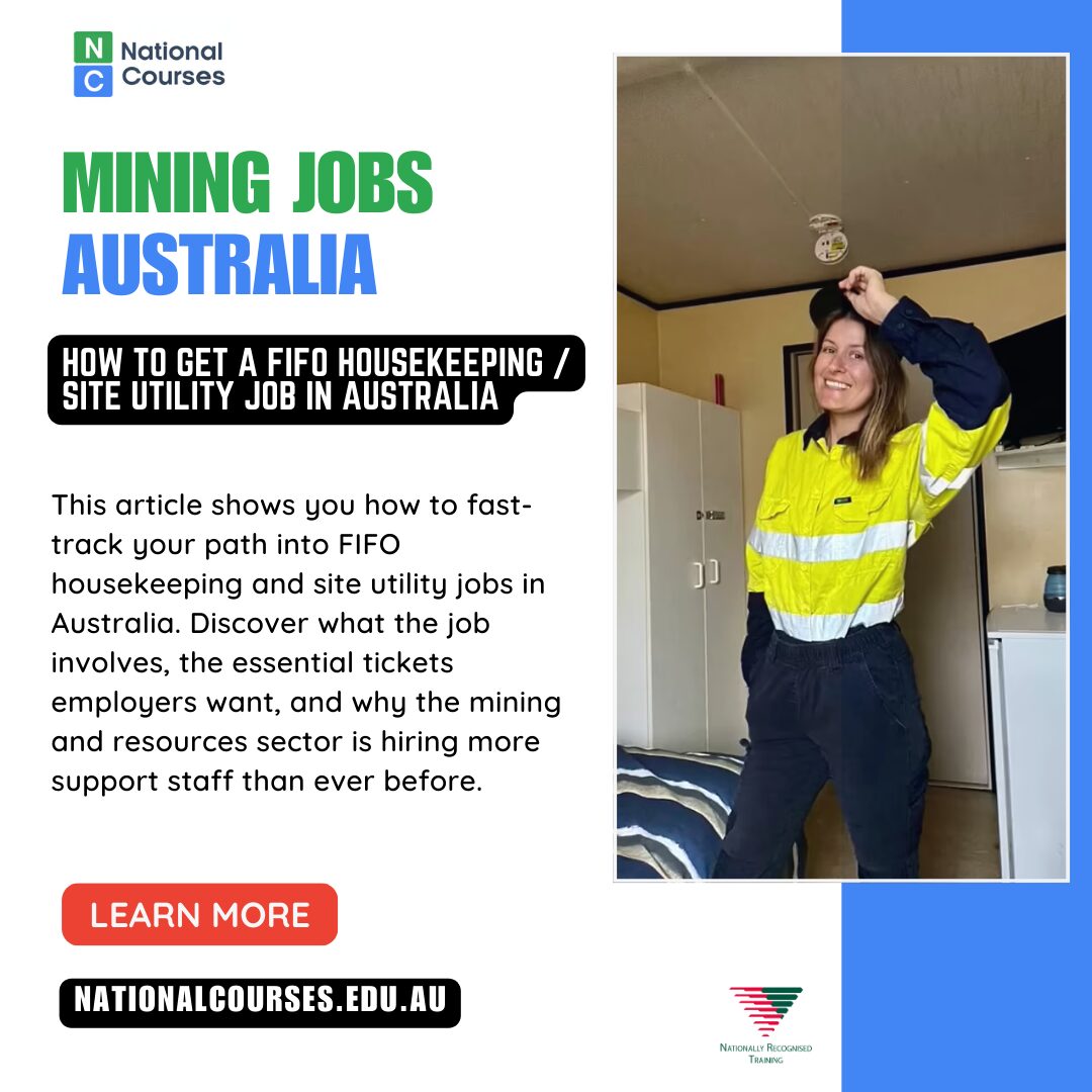 How to Get a FIFO Housekeeping / Site Utility Job on a Mining Site in Australia