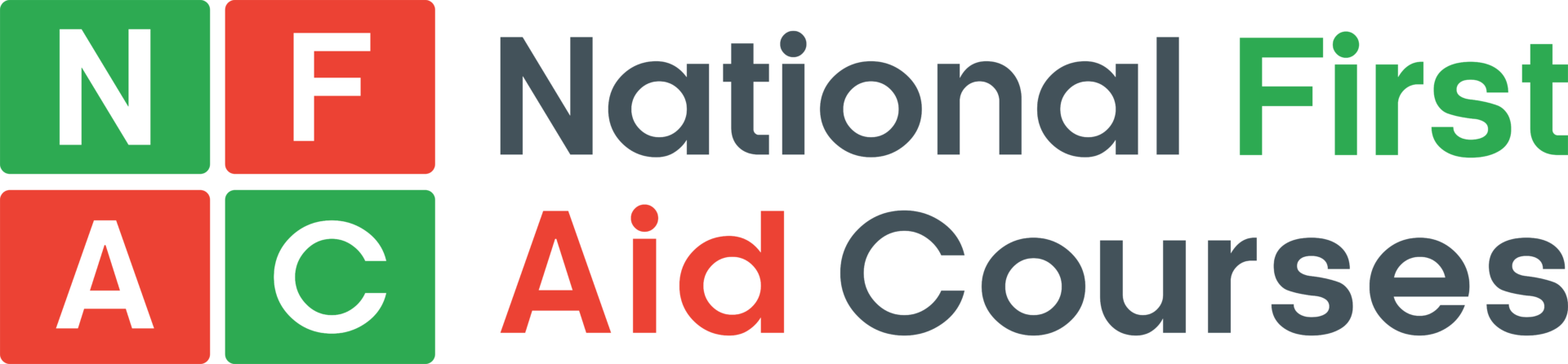 National First Aid Courses Logo