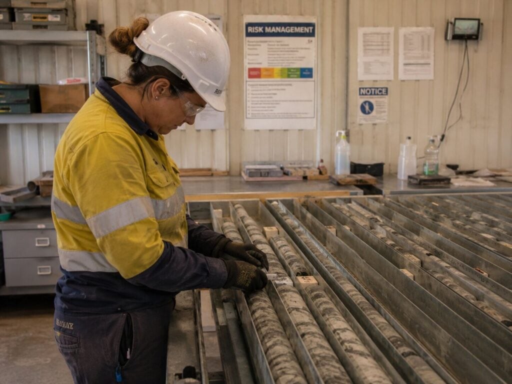 Core Yard Technician at work in australia