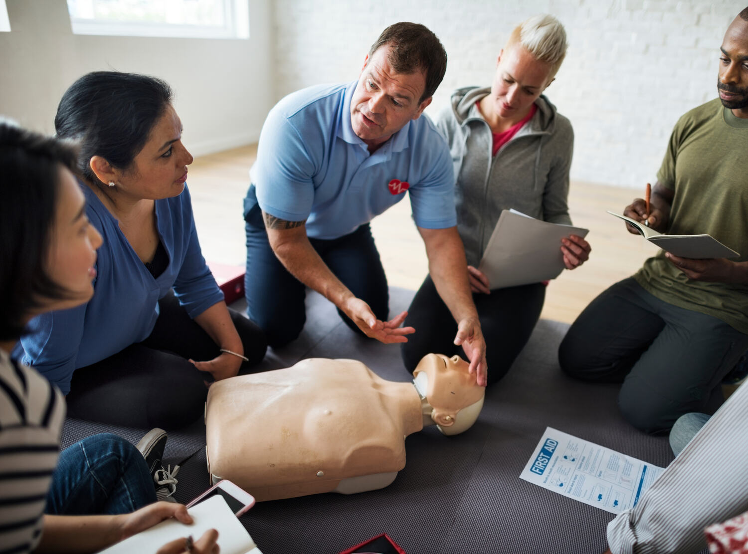 First Aid Course (inc CPR) training