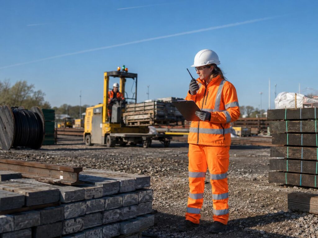 Rail Materials Coordinator Managing Yard Deliveries